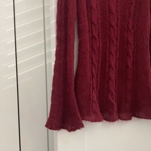 Wooden Ships knitted sweater, slight bell sleeve